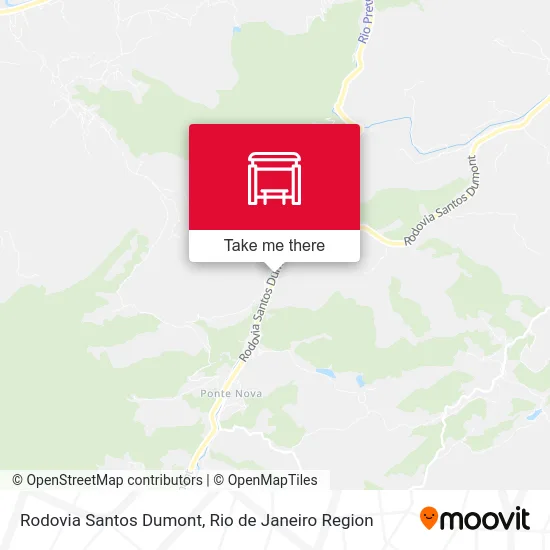 Rodovia Santos Dumont map