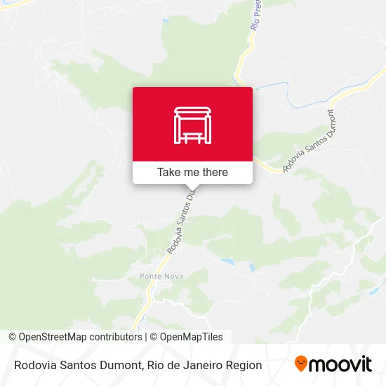 Rodovia Santos Dumont map