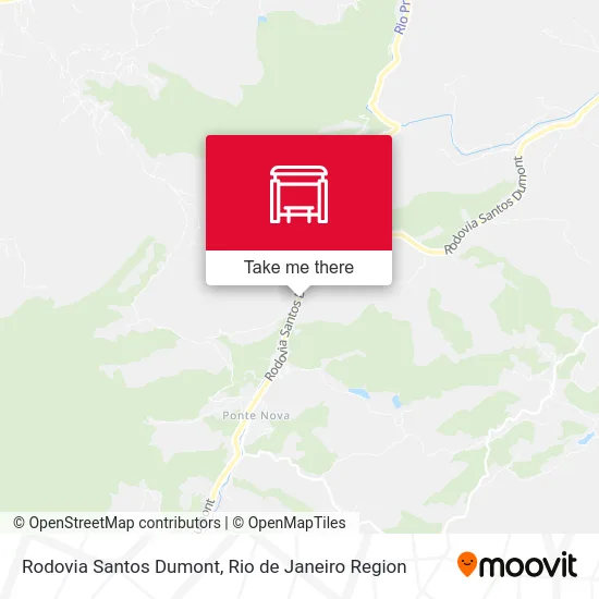 Rodovia Santos Dumont map