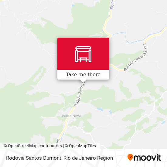 Rodovia Santos Dumont map