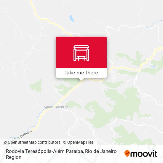 Rodovia Teresópolis-Além Paraíba map