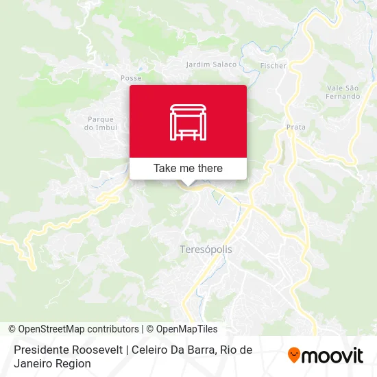 Presidente Roosevelt | Celeiro Da Barra map