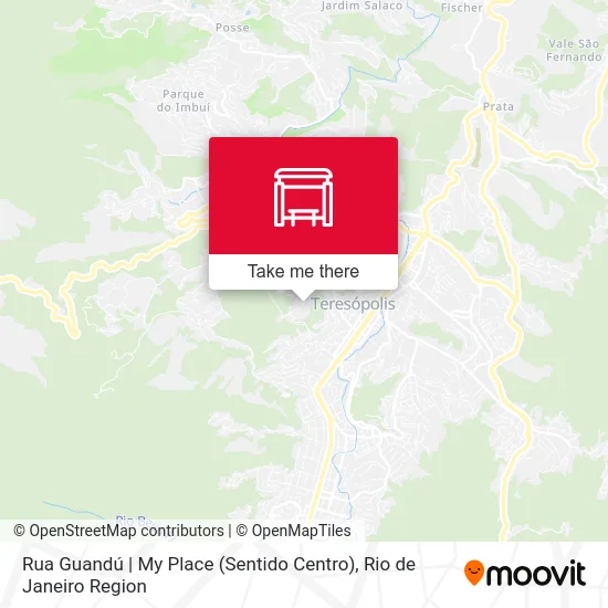 Rua Guandú | My Place (Sentido Centro) map