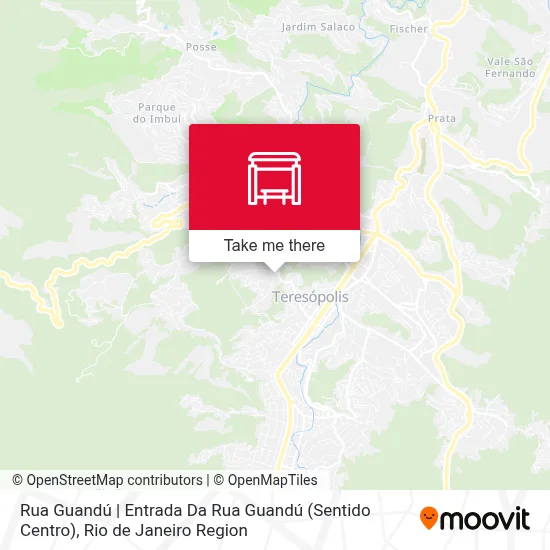 Rua Guandú | Entrada Da Rua Guandú (Sentido Centro) map