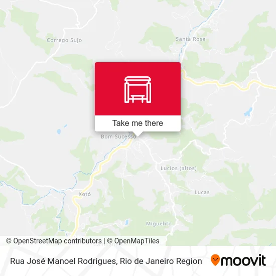 Rua José Manoel Rodrigues map