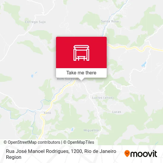 Rua José Manoel Rodrigues, 1200 map