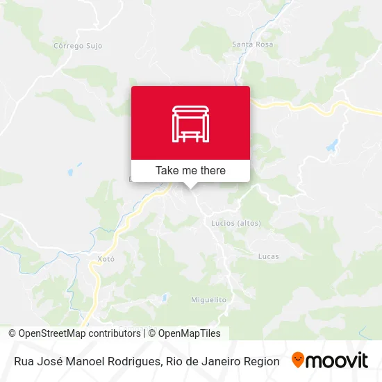 Rua José Manoel Rodrigues map