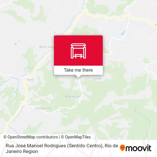 Rua José Manoel Rodrigues (Sentido Centro) map