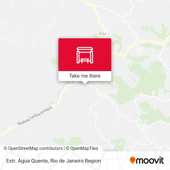 Estr. Água Quente map