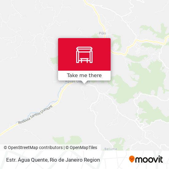 Estr. Água Quente map