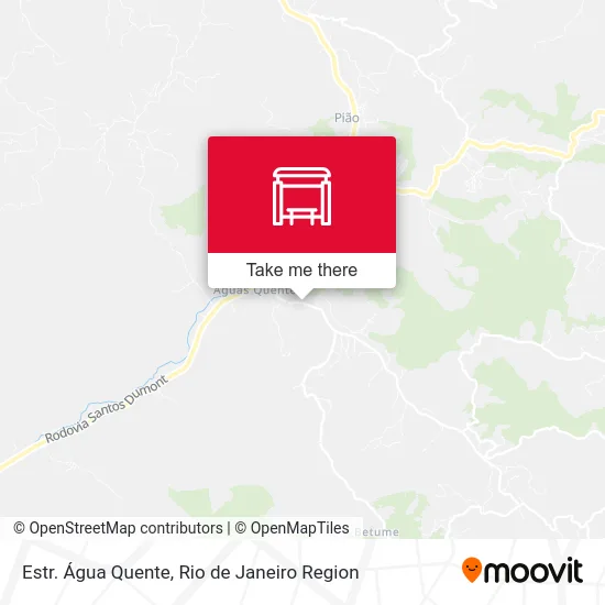 Estr. Água Quente map