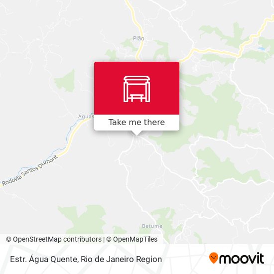 Estr. Água Quente map