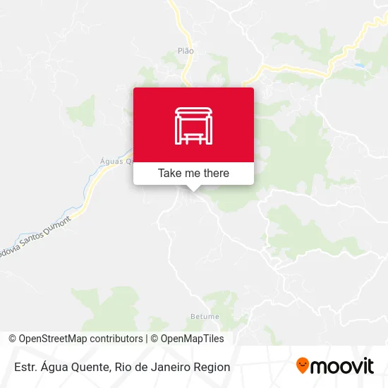 Estr. Água Quente map