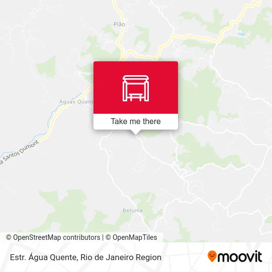 Estr. Água Quente map