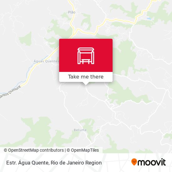 Estr. Água Quente map