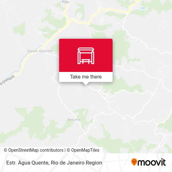Estr. Água Quente map