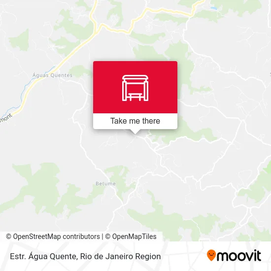 Estr. Água Quente map