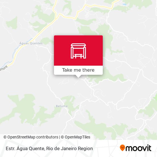 Estr. Água Quente map