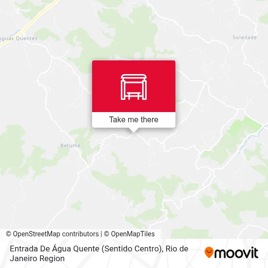 Entrada De Água Quente (Sentido Centro) map
