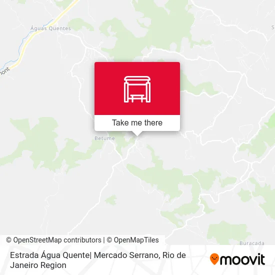 Estrada Água Quente| Mercado Serrano map