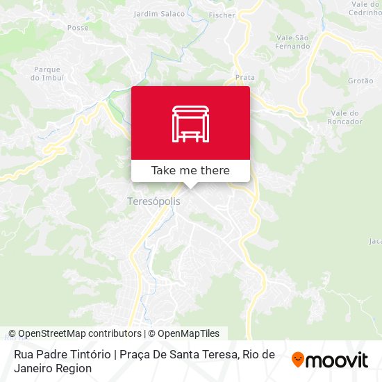 Rua Padre Tintório | Praça De Santa Teresa map