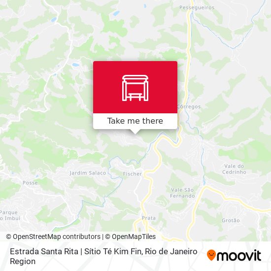 Estrada Santa Rita | Sítio Té Kim Fin map