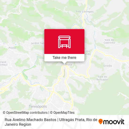 Rua Avelino Machado Bastos | Ultragás Prata map
