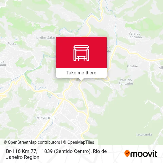 Br-116 Km 77, 11839 (Sentido Centro) map