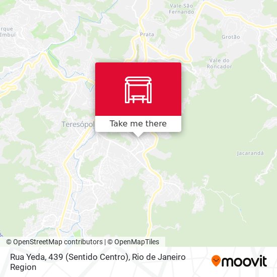 Rua Yeda, 439 (Sentido Centro) map