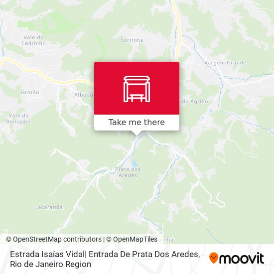 Estrada Isaías Vidal| Entrada De Prata Dos Aredes map