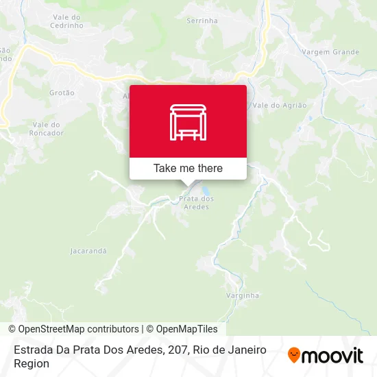 Estrada Da Prata Dos Aredes, 207 map