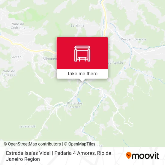 Estrada Isaías Vidal | Padaria 4 Amores map