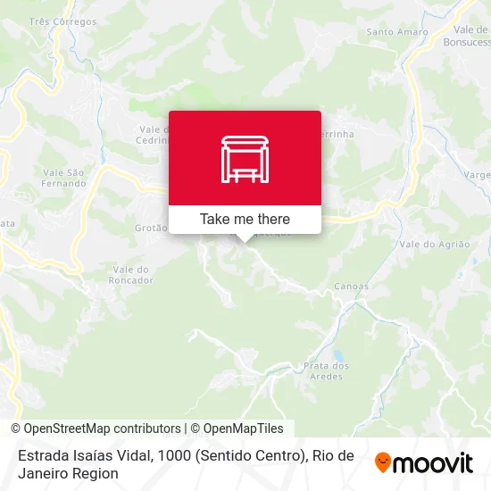 Estrada Isaías Vidal, 1000 (Sentido Centro) map