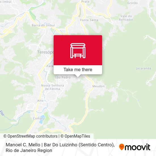 Manoel C. Mello | Bar Do Luizinho (Sentido Centro) map