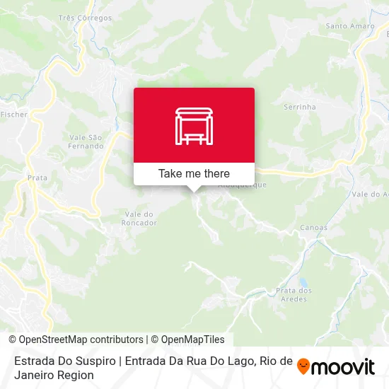 Estrada Do Suspiro | Entrada Da Rua Do Lago map