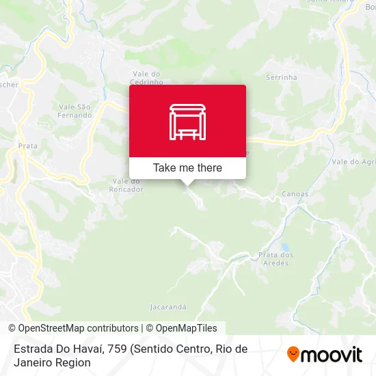 Estrada Do Havaí, 759 map