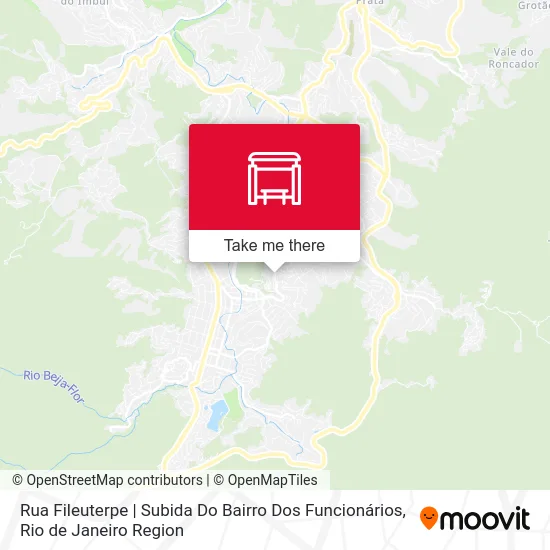 Rua Fileuterpe | Subida Do Bairro Dos Funcionários map