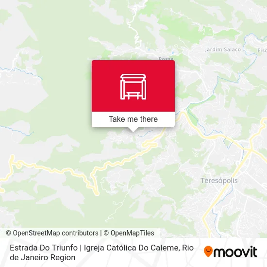 Estrada Do Triunfo | Igreja Católica Do Caleme map