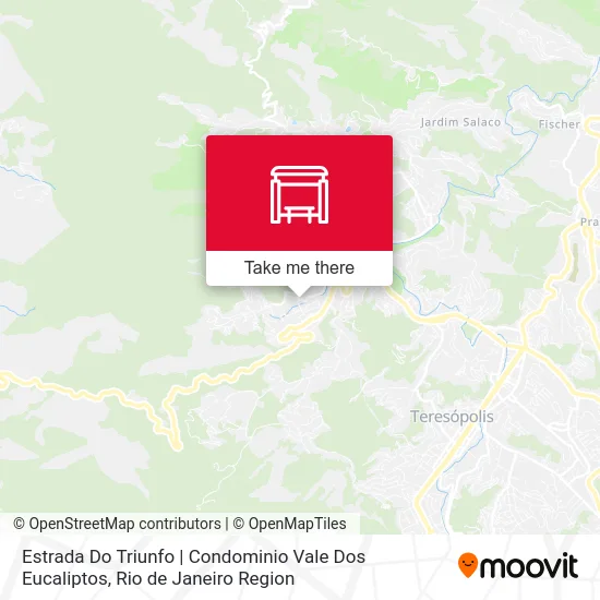 Estrada Do Triunfo | Condominio Vale Dos Eucaliptos map