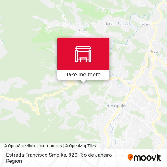 Estrada Francisco Smolka, 820 map