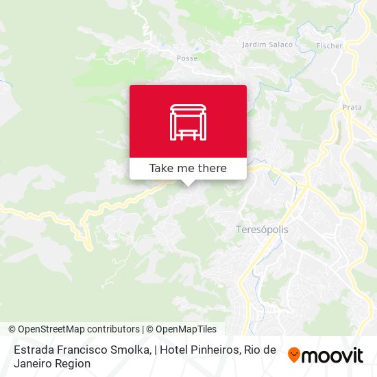Estrada Francisco Smolka, | Hotel Pinheiros map