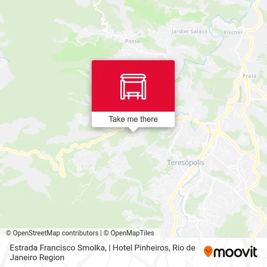 Estrada Francisco Smolka, | Hotel Pinheiros map