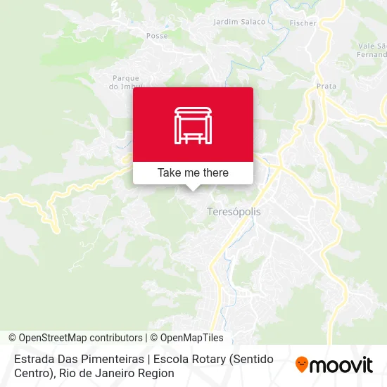 Estrada Das Pimenteiras | Escola Rotary (Sentido Centro) map