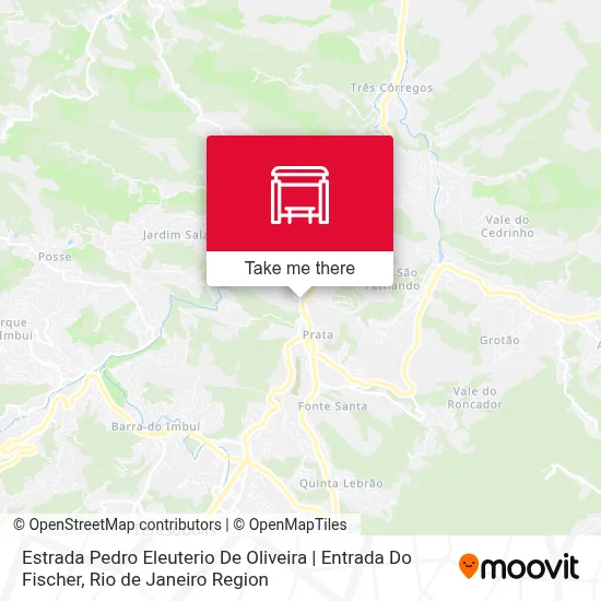 Estrada Pedro Eleuterio De Oliveira | Entrada Do Fischer map