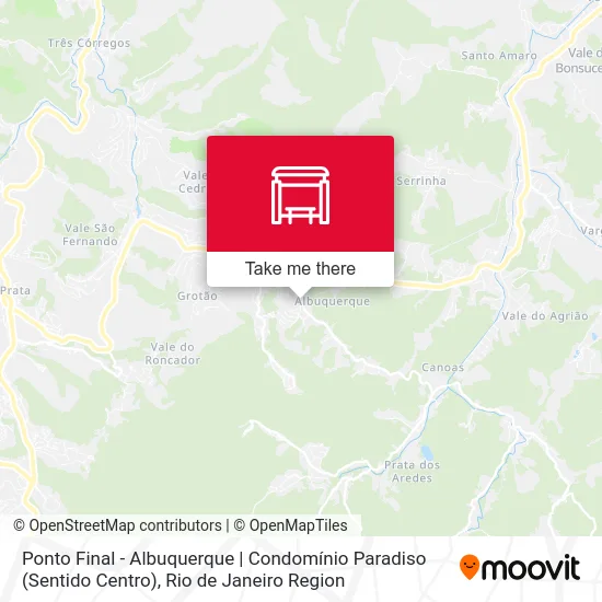 Ponto Final - Albuquerque | Condomínio Paradiso (Sentido Centro) map