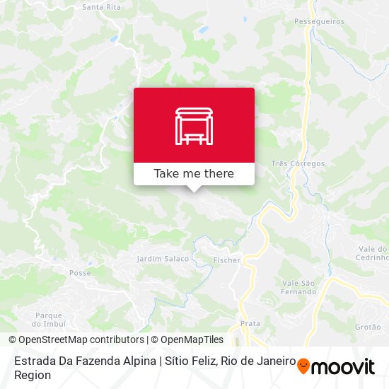 Estrada Da Fazenda Alpina | Sítio Feliz map