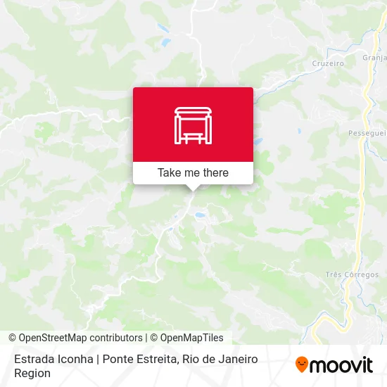 Estrada Iconha | Ponte Estreita map