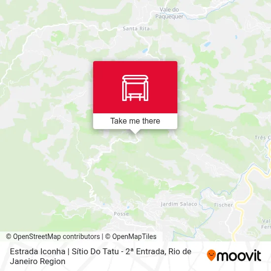 Estrada Iconha | Sítio Do Tatu - 2ª Entrada map