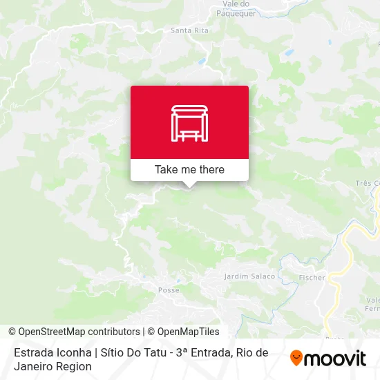 Estrada Iconha | Sítio Do Tatu - 3ª Entrada map