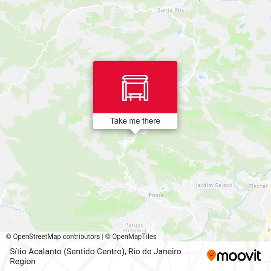 Sítio Acalanto (Sentido Centro) map